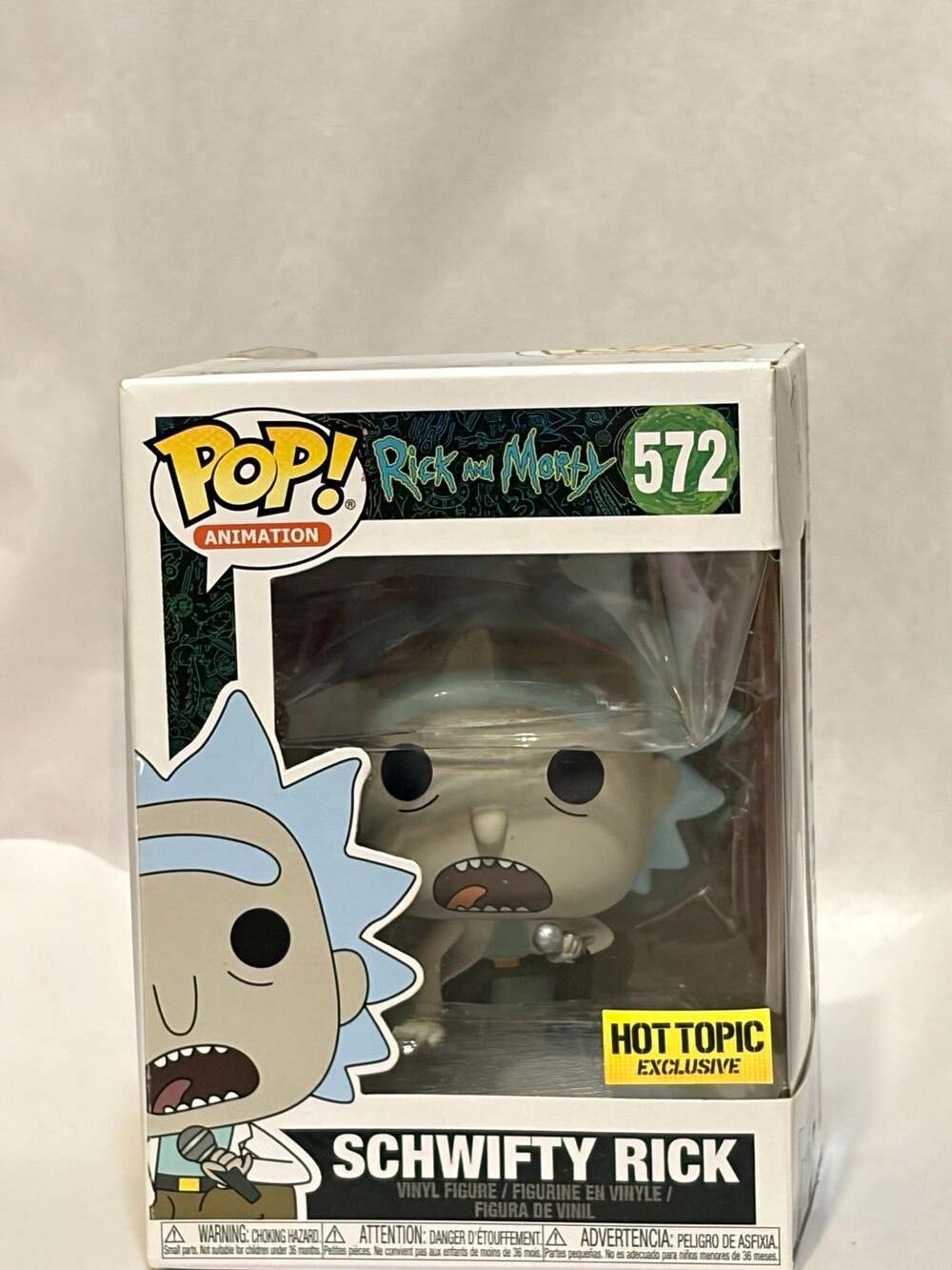 Funko Pop! Animation Rick and Morty Schwifty Rick Sanchez #572 Hot Topic Excl